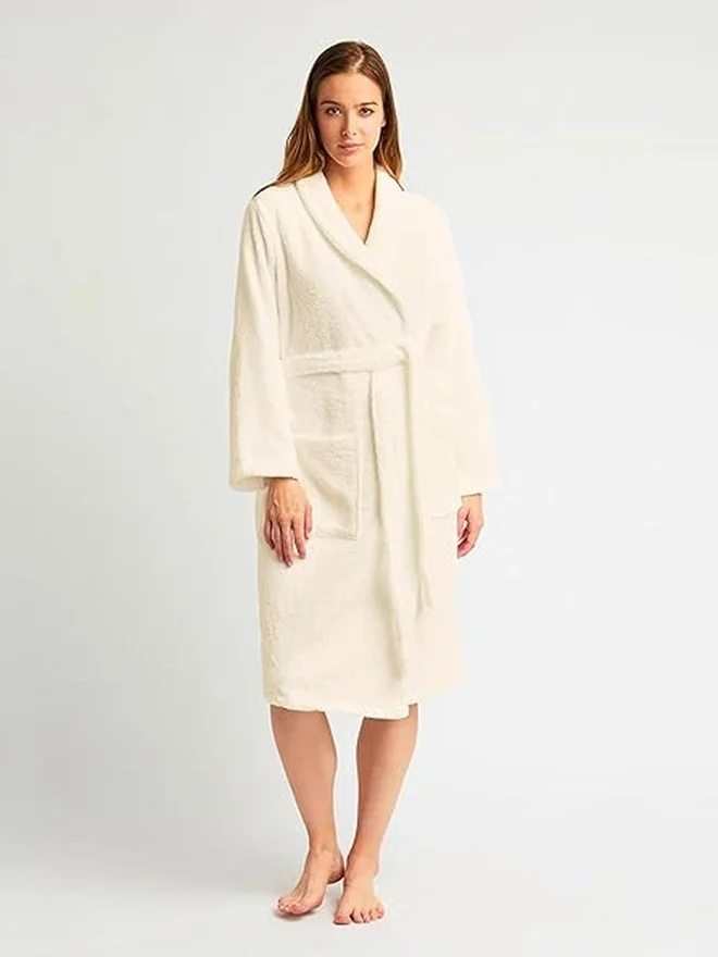 1Chase 1CHASE Luxury Cotton Bathrobe, Small-Medium, UNISEX